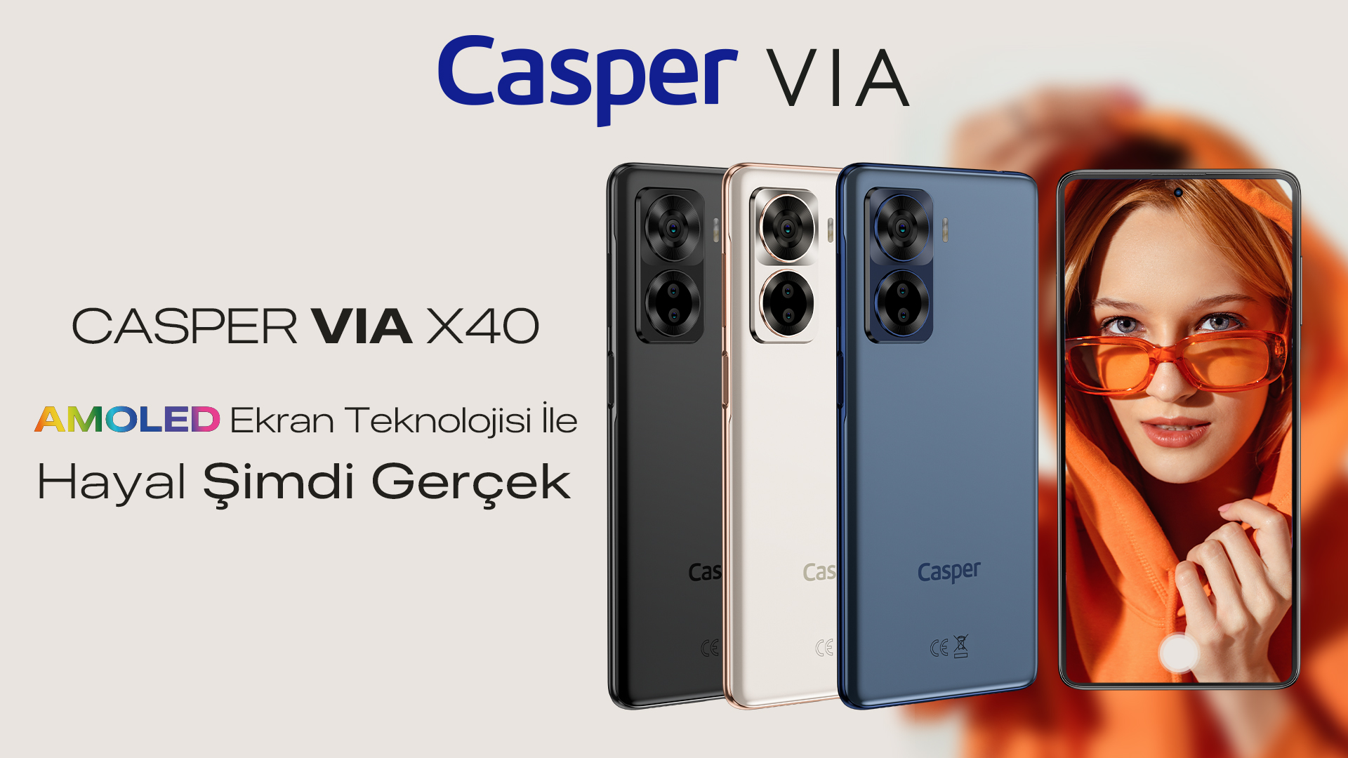 Yapay zeka destekli kameraları ve amoled ekranı ile premium özelliklere sahip Casper via X40 satışta.