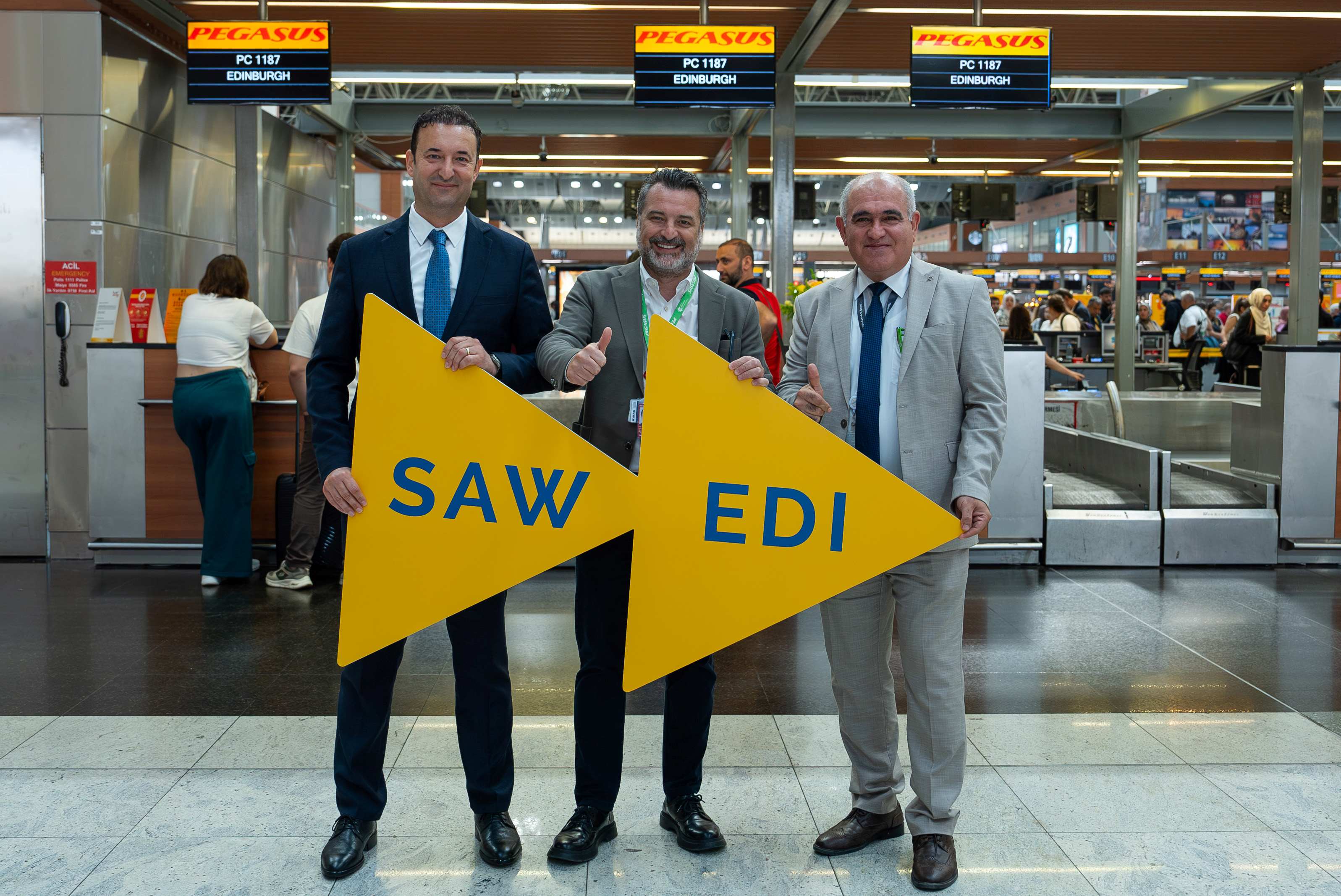 İstanbul Sabiha Gökçen’den İskoçya’nın başkenti Edinburgh’a yeni hat.