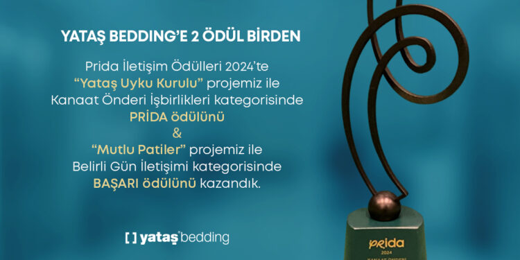 Yataş Bedding’e Prida İletişim Ödülleri’nden çifte ödül!