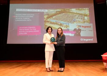 Legrand Türkiye Grubu, Kadın Dostu Markalar 2025 Farkındalık Ödülü’nü kazandı.