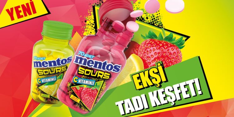 Mentos Sours’la ekşi tadı keşfet, ferahlığı hisset!