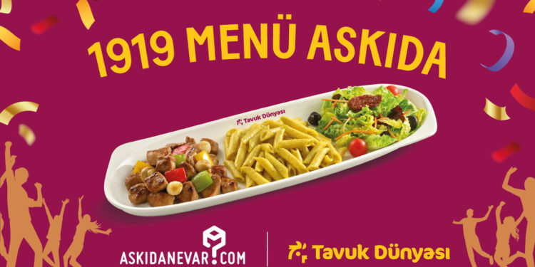 Tavuk Dünyası, 19 Mayıs’ta öğrencilere 1919 menü desteğini sürdürüyor.
