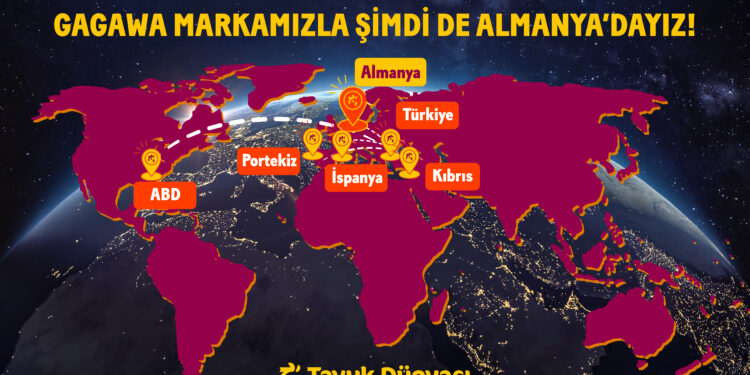 Tavuk Dünyası, Gagawa markasıyla Almanya’daki ilk restoranını açtı.