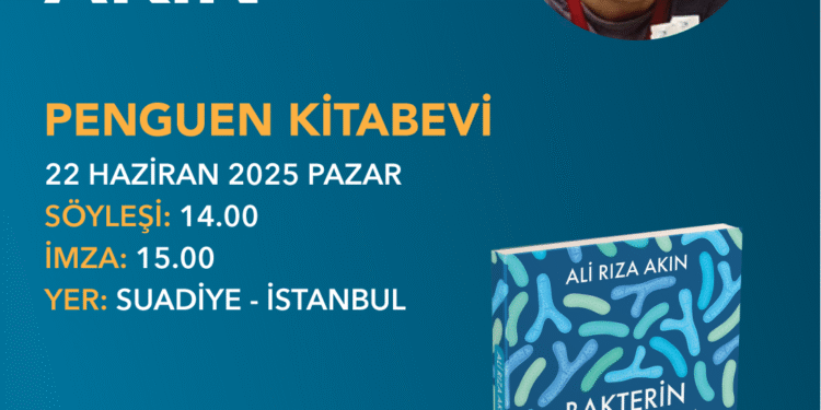 Bilim İnsanı Ali Rıza Akın, “Bakterin Kadar Yaşa” kitabıyla okurlarıyla buluşuyor.