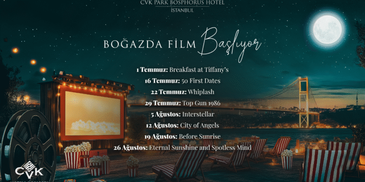 Boğazda film başlıyor Bosphorus Teras’ta film gibi akşamlar.