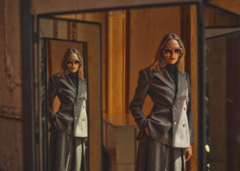 Keskin çizgiler, sofistike dokular: Gizia FW26 koleksiyonu.