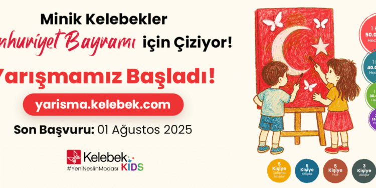“Kelebek Kids Resim Yarışması” için geri sayım başladı!