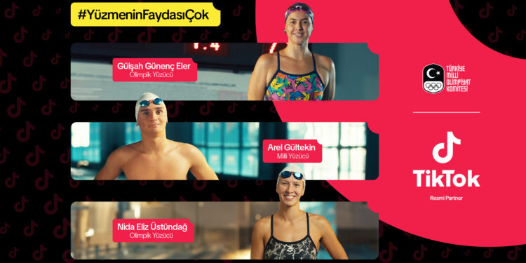 TikTok ve Türkiye milli olimpiyat komitesi’nden #yüzmeninfaydasıçok kısa film serisi.