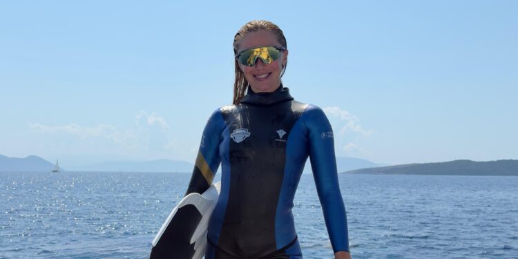 Milli sporcu Şahika Ercümen’den yeni dünya rekoru denemesi: ‘’Gazze nefes alsın, karanlıklar aydınlığa çıksın.’’.