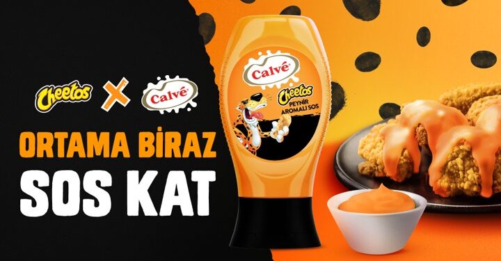 Cheetos ve Calve’den lezzet dünyasında sınırları aşan iş birliği:Calve Cheetos Peynir Aromalı Sos.