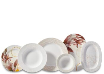 Korkmaz, Vanessa Collection ile sonbaharın sıcak tonlarını sofralara taşıyor.