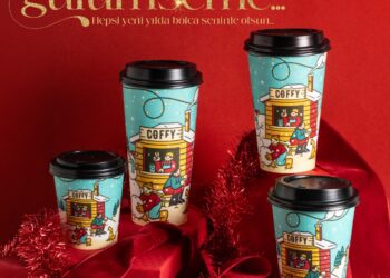 Coffy bardakları yeni yıla renk kattı!