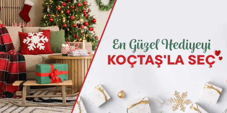 Yılbaşı alışverişine özel yüzlerce hediye seçeneği Koçtaş’ta.