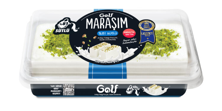 İftarda %81 Sütlü Golf Maraşım dondurmalı çıtır kadayıf.