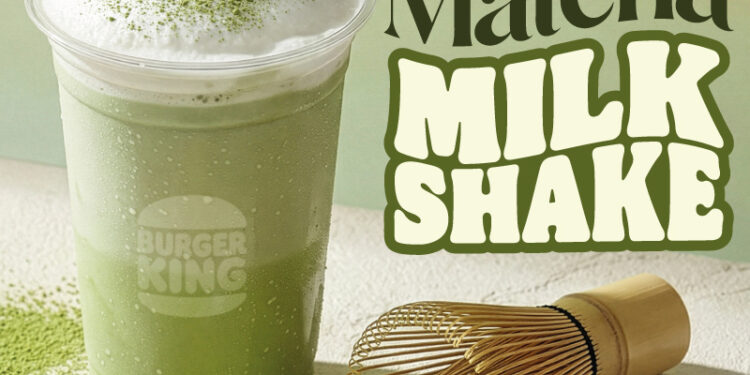 Alışılmışın dışında bir deneyim: Burger King’den Matcha Milkshake.