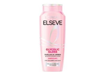 L’Oréal Paris Elseve Glycolic Gloss parlaklık veren bakım şampuanı.