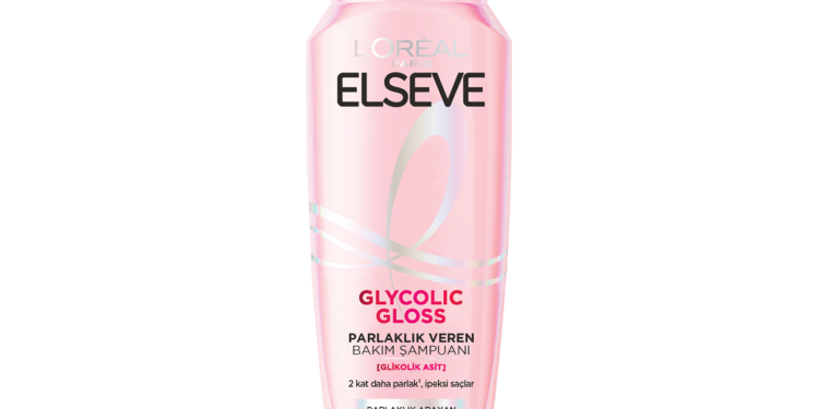 L’Oréal Paris Elseve Glycolic Gloss parlaklık veren bakım şampuanı.