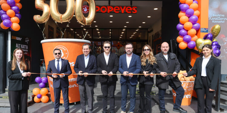 Popeyes Türkiye’de 500 restorana ulaştı.