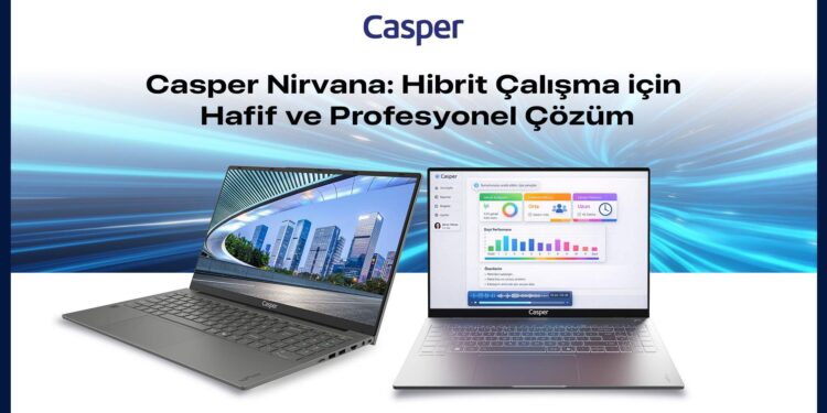 Casper Nirvana: Hibrit çalışma için hafif ve profesyonel çözüm.