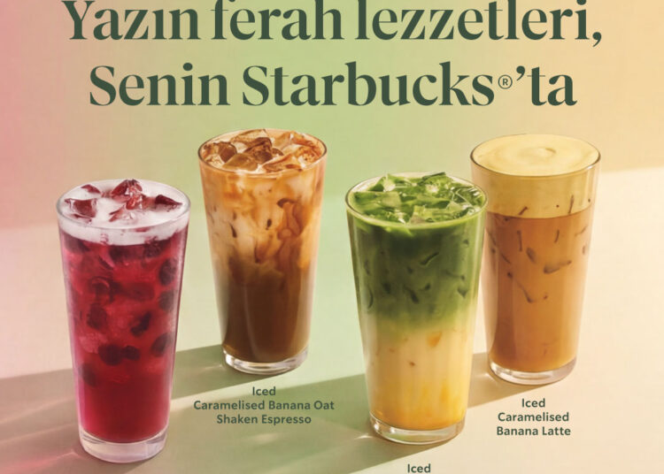 Yazın ferahlatan lezzetleri Starbucks’ta.