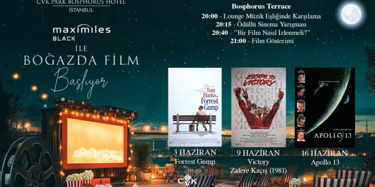 Bosphorus Teras’ta açık hava sineması başlıyor.
