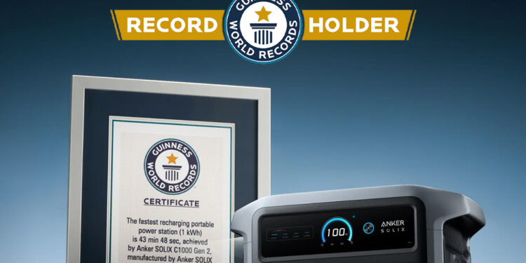 Guinness Dünya Rekoru’nun sahibi ANKER SOLIX C1000 Gen 2 Türkiye’de.