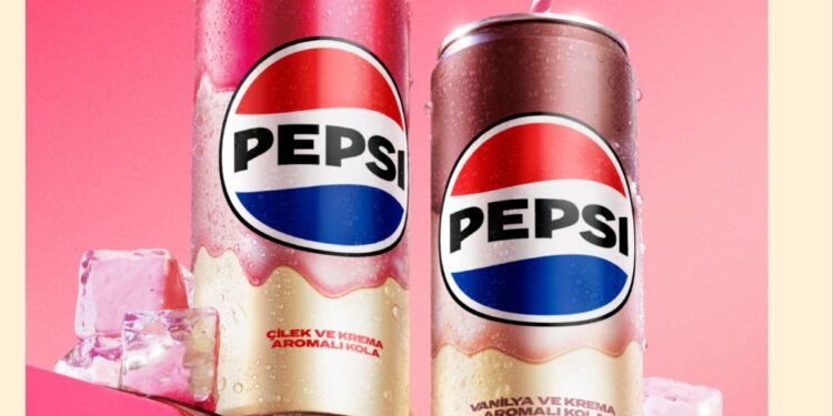 Pepsi’den Çilek & Krema ve Vanilya & Krema Aromalı yeni bir tat deneyimi.