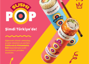 Sushida ile Dünyanın yeni lezzet trendi Sushi Pop Türkiye’de.