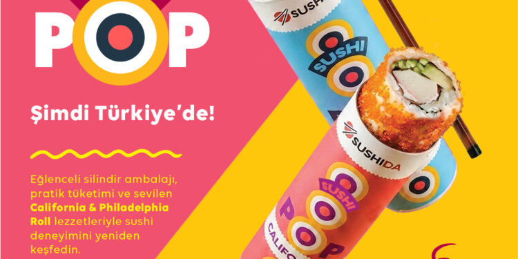Sushida ile Dünyanın yeni lezzet trendi Sushi Pop Türkiye’de.