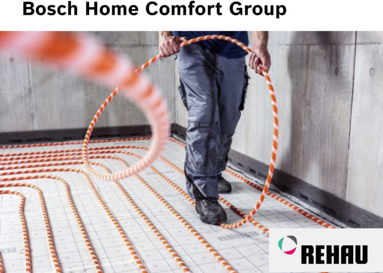 Bosch Home Comfort Group, REHAU Yerden Isıtma Sistemleri’nin Türkiye’deki tek yetkili distribütörü oldu.