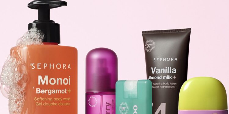 Sephora Collection Duş Serisi ile renkli bakım. 