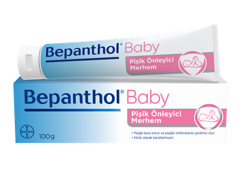 Bepanthol® Baby Pişik Önleyici Merhem ile bebeğinizin hassas cildini pişiğe karşı koruma altına alın.