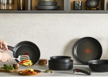 Mutfakta daha az yer kaplayan, daha uzun ömürlü çözümler arayanlara: Tefal Ingenio Fusion Core 9X tava serisi .