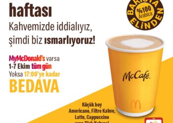 Ekim’de kahveler yine McDonald’s Türkiye’den!