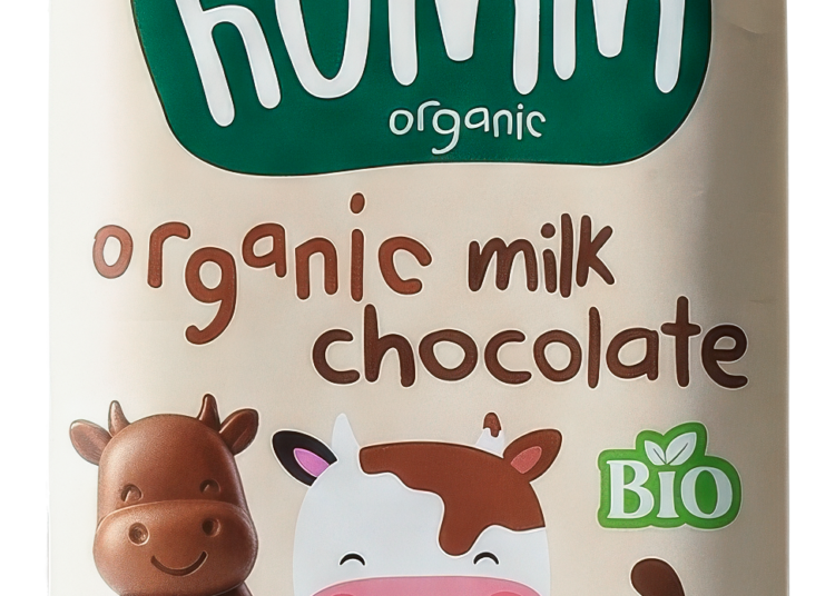Humm Organic’ten temiz içerikli, yumuşak lezzetli Organik Sütlü Çikolata.