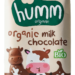 Humm Organic’ten temiz içerikli, yumuşak lezzetli Organik Sütlü Çikolata.