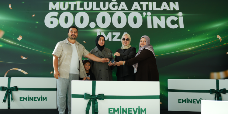Eminevim’den 600 bininci teslimatla tarihi rekor.